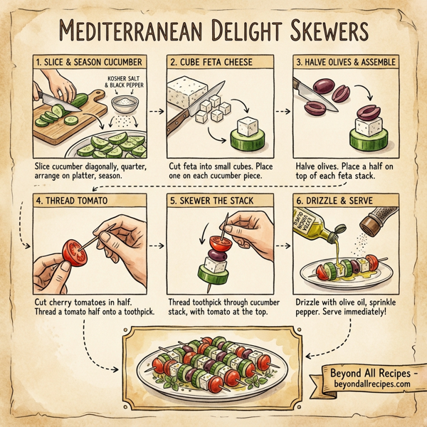 Mediterranean Delight Skewers instructions