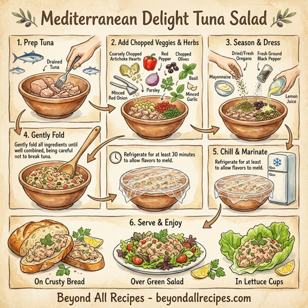 Mediterranean Delight Tuna Salad instructions
