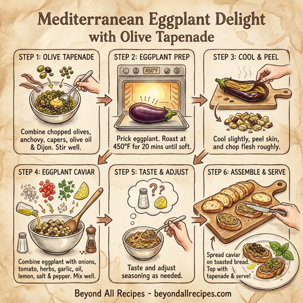 Mediterranean Eggplant Delight with Olive Tapenade instructions