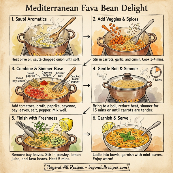 Mediterranean Fava Bean Delight instructions