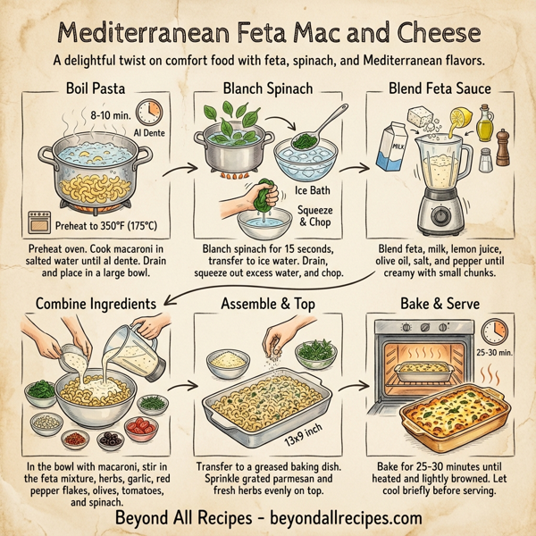 Mediterranean Feta Mac and Cheese instructions