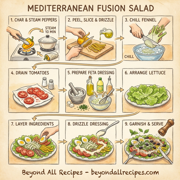 Mediterranean Fusion Salad instructions