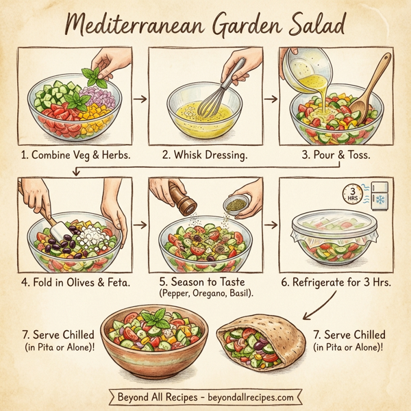 Mediterranean Garden Salad instructions