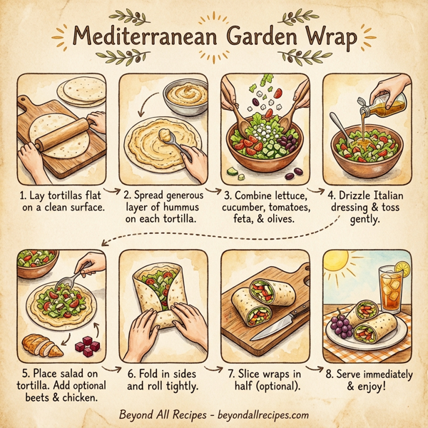 Mediterranean Garden Wrap instructions