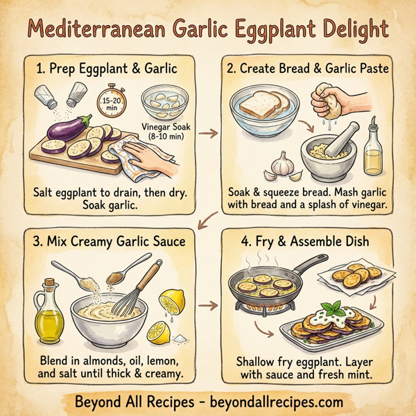 Mediterranean Garlic Eggplant Delight instructions