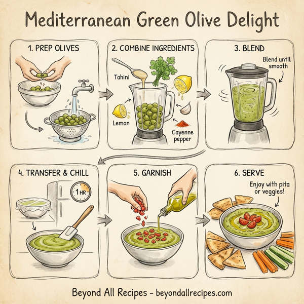 Mediterranean Green Olive Delight instructions