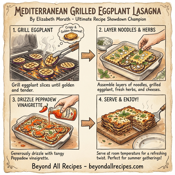Mediterranean Grilled Eggplant Lasagna instructions