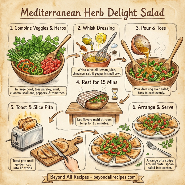 Mediterranean Herb Delight Salad instructions