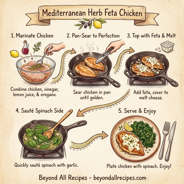 Mediterranean Herb Feta Chicken instructions
