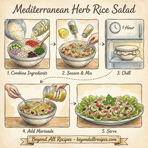 Mediterranean Herb Rice Salad instructions