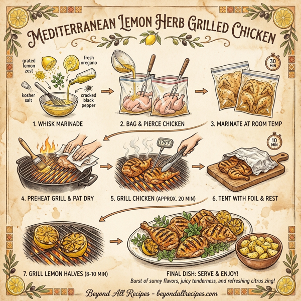 Mediterranean Lemon Herb Grilled Chicken instructions