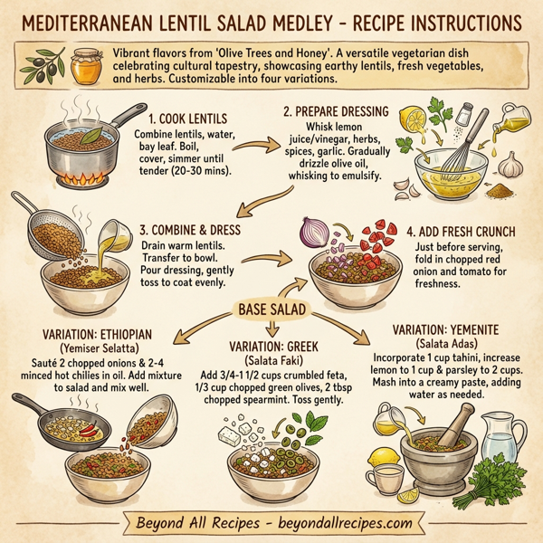 Mediterranean Lentil Salad Medley instructions