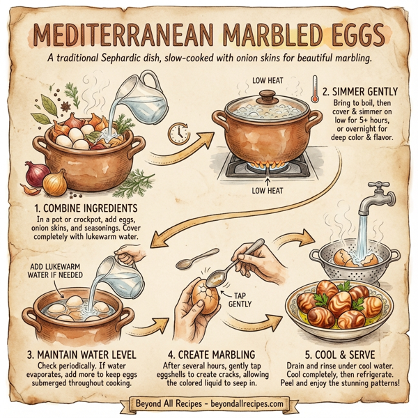 Mediterranean Marbled Eggs instructions