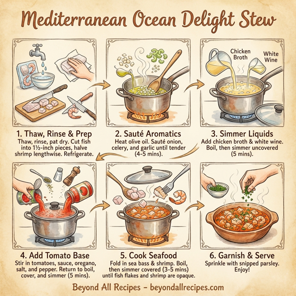 Mediterranean Ocean Delight Stew instructions