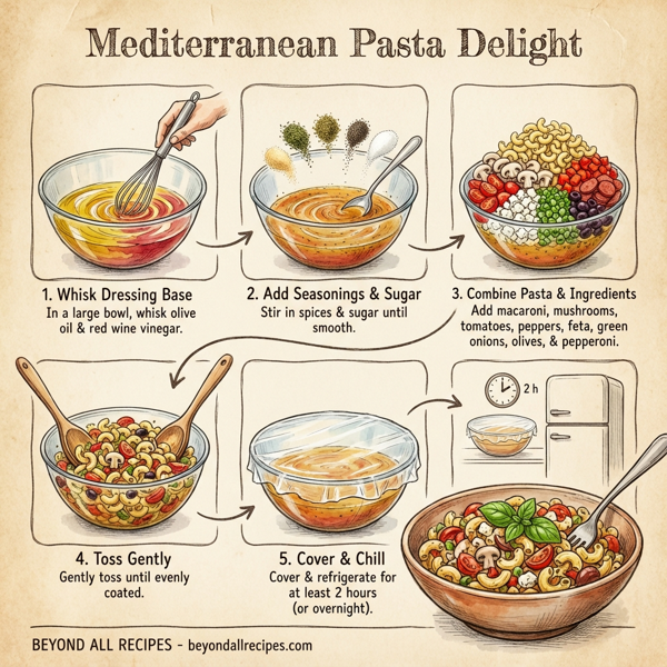 Mediterranean Pasta Delight instructions