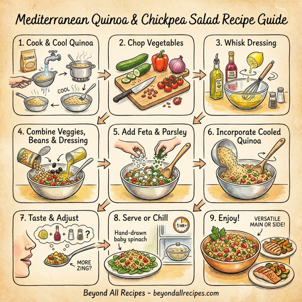 Mediterranean Quinoa & Chickpea Salad instructions