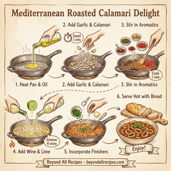 Mediterranean Roasted Calamari Delight instructions