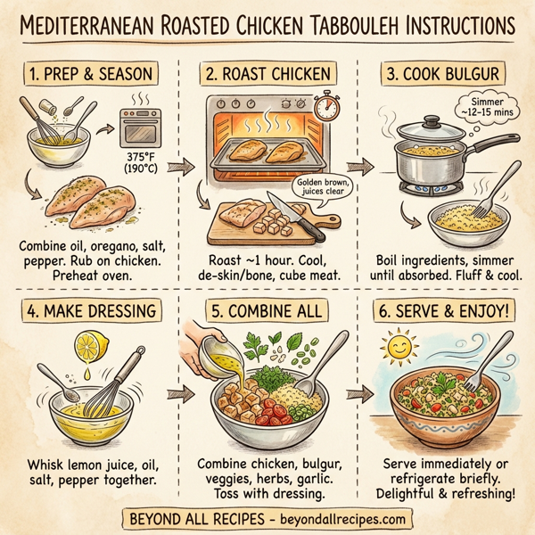 Mediterranean Roasted Chicken Tabbouleh instructions