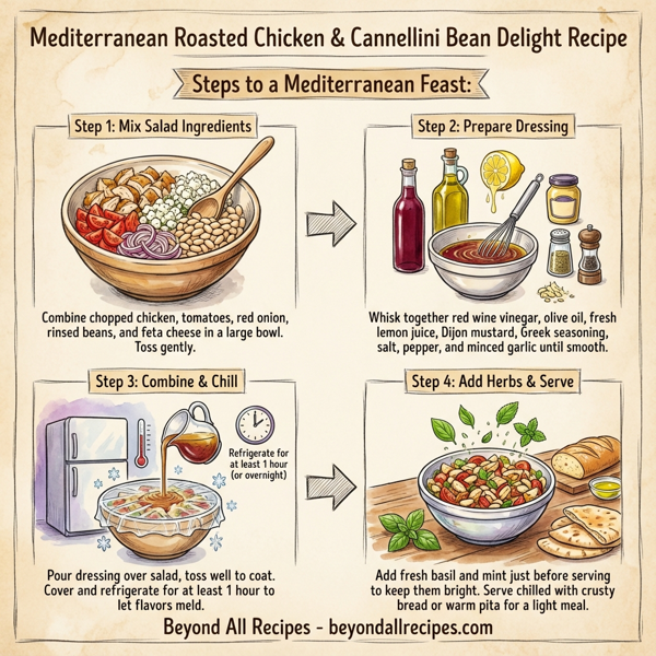 Mediterranean Roasted Chicken & Cannellini Bean Delight instructions