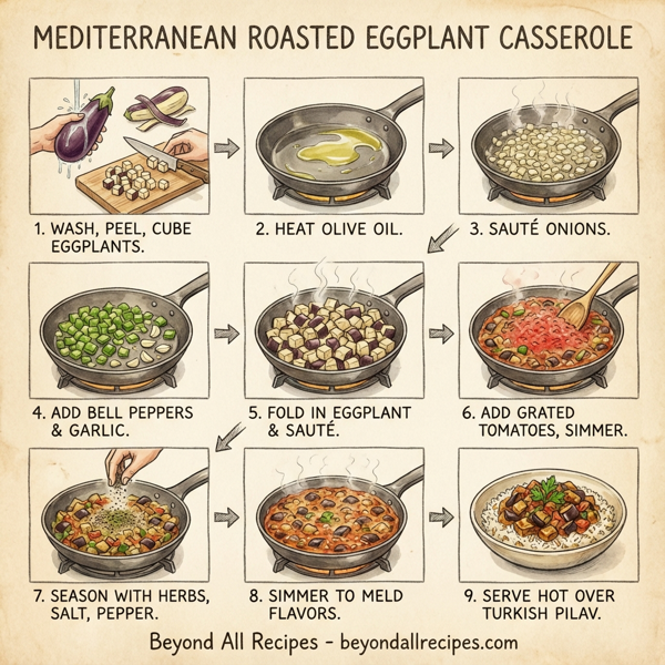 Mediterranean Roasted Eggplant Casserole instructions