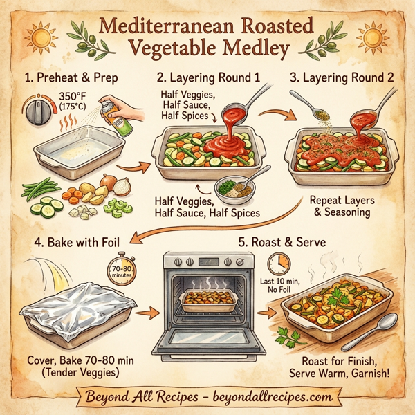 Mediterranean Roasted Vegetable Medley instructions