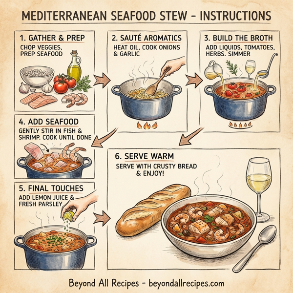 Mediterranean Seafood Stew instructions