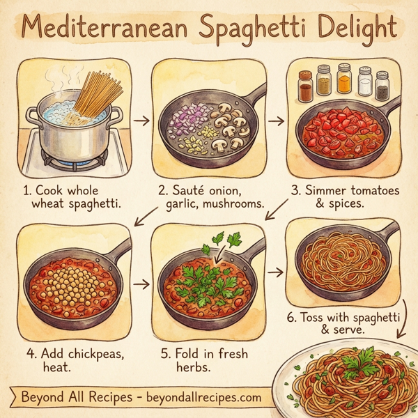 Mediterranean Spaghetti Delight instructions
