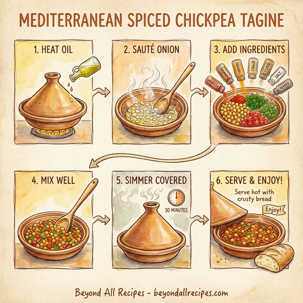 Mediterranean Spiced Chickpea Tagine instructions
