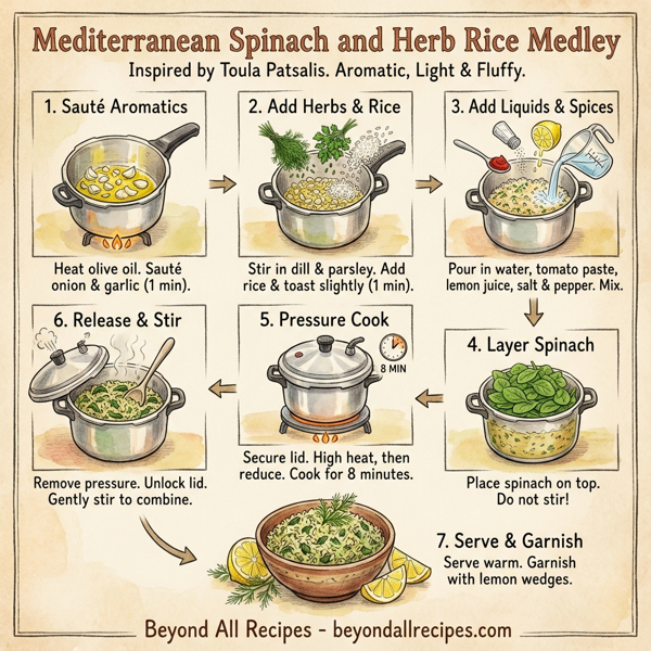 Mediterranean Spinach and Herb Rice Medley instructions