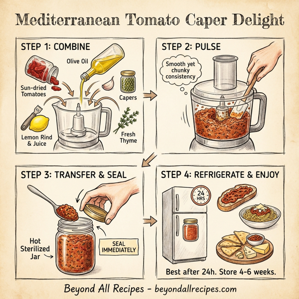 Mediterranean Tomato Caper Delight instructions