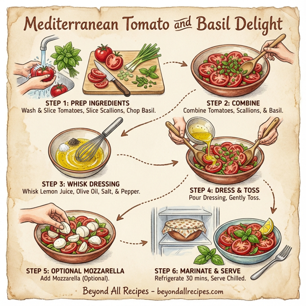 Mediterranean Tomato and Basil Delight instructions