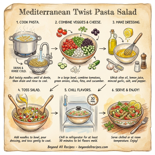 Mediterranean Twist Pasta Salad instructions
