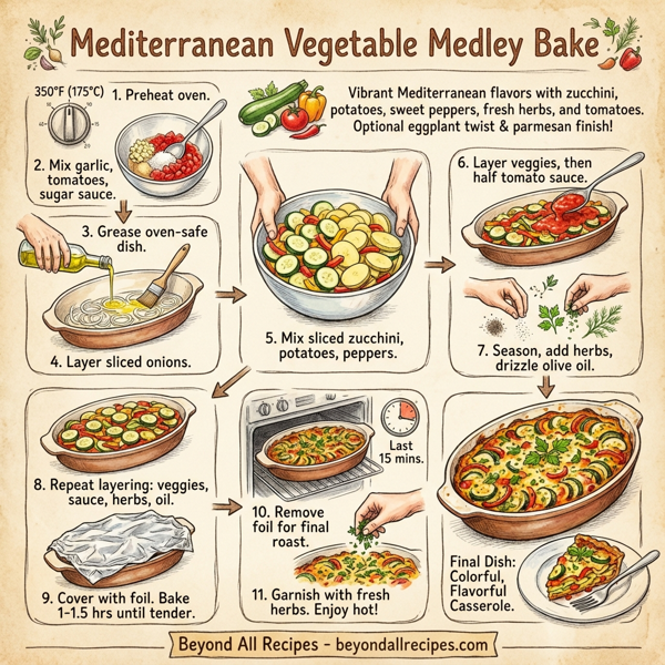 Mediterranean Vegetable Medley Bake instructions