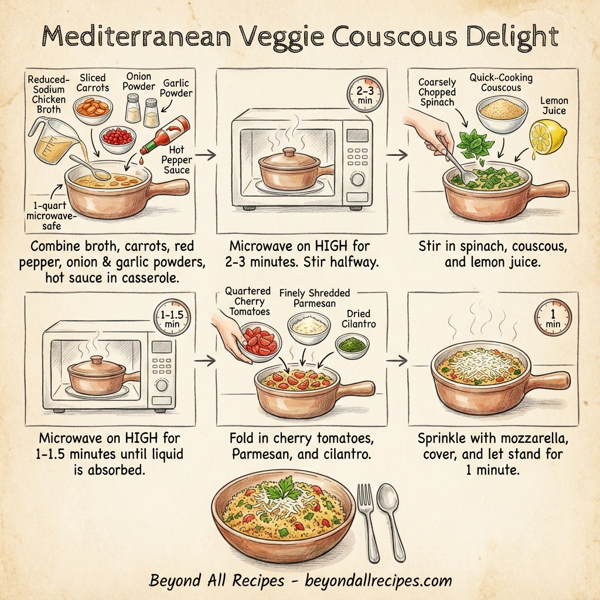 Mediterranean Veggie Couscous Delight instructions