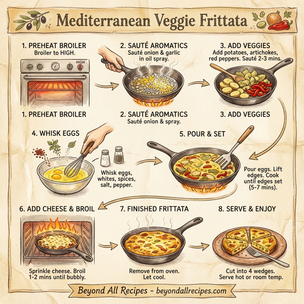 Mediterranean Veggie Frittata instructions