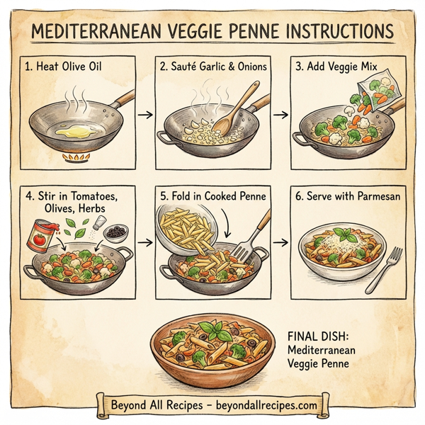 Mediterranean Veggie Penne instructions