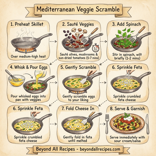 Mediterranean Veggie Scramble instructions