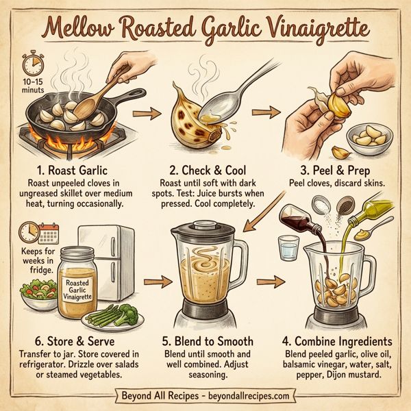 Mellow Roasted Garlic Vinaigrette instructions
