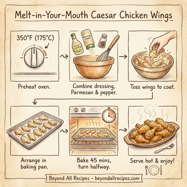 Melt-in-Your-Mouth Caesar Chicken Wings instructions