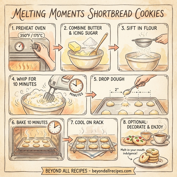 Melting Moments Shortbread Cookies instructions