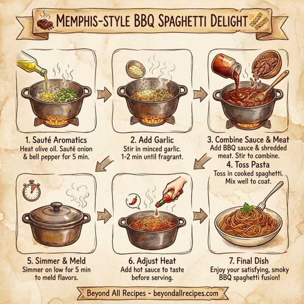 Memphis-Style BBQ Spaghetti Delight instructions