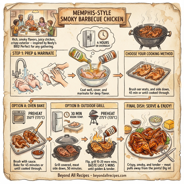 Memphis-Style Smoky Barbecue Chicken instructions