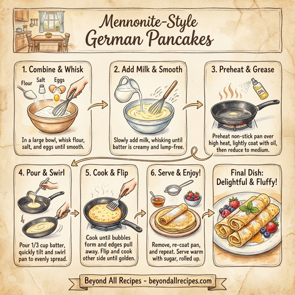 Mennonite-Style German Pancakes instructions
