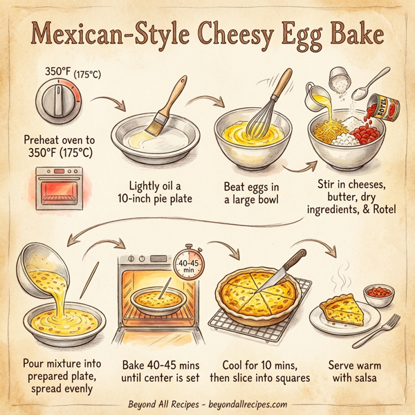 Mexican-Style Cheesy Egg Bake instructions