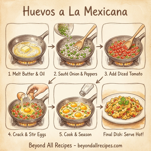 Mexican-Style Scrambled Eggs (Huevos a La Mexicana) instructions