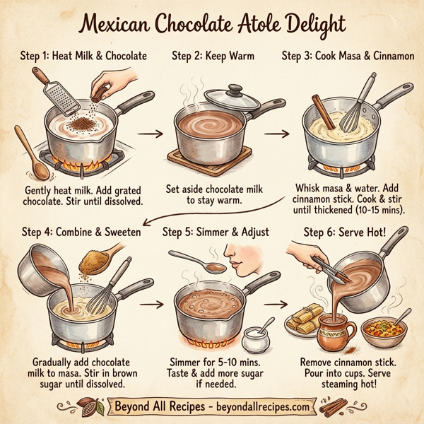 Mexican Chocolate Atole Delight instructions