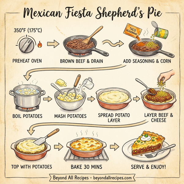 Mexican Fiesta Shepherd's Pie instructions