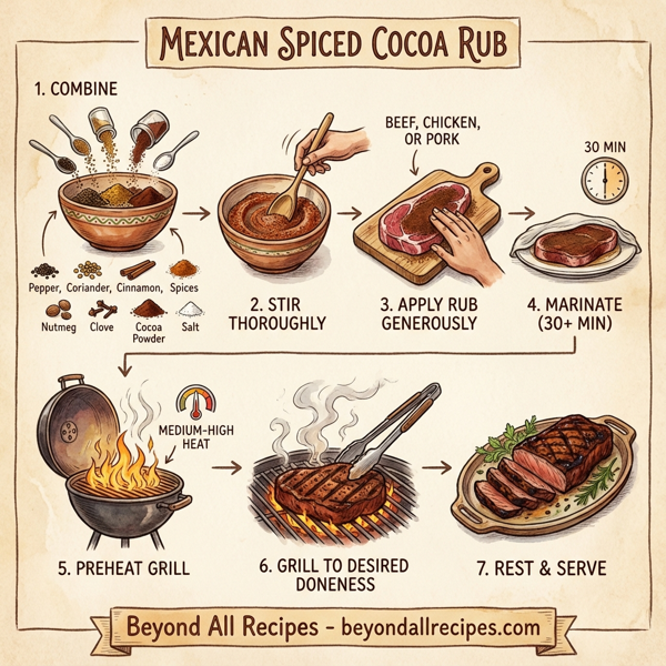 Mexican Spiced Cocoa Rub instructions