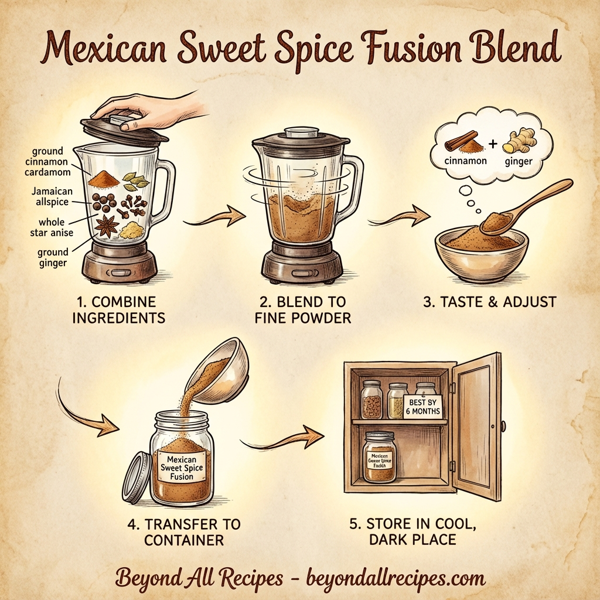 Mexican Sweet Spice Fusion Blend instructions