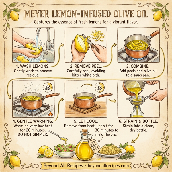 Meyer Lemon-Infused Olive Oil instructions